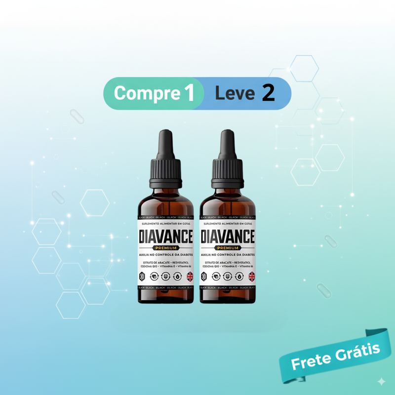 Diavance – Suplemento em Cápsulas para Controle da Diabetes e Bem-Estar