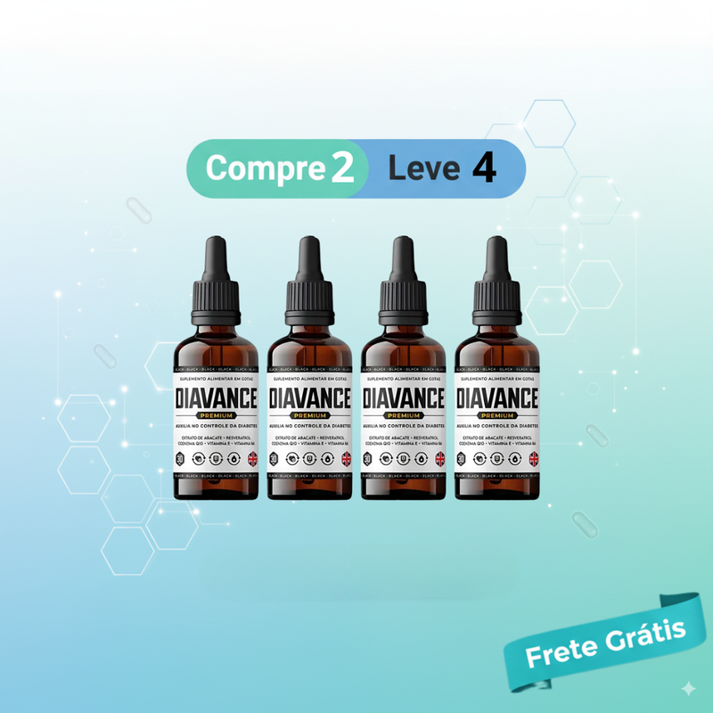 Diavance – Suplemento em Cápsulas para Controle da Diabetes e Bem-Estar